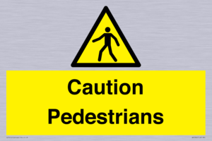 Caution Pedestrians